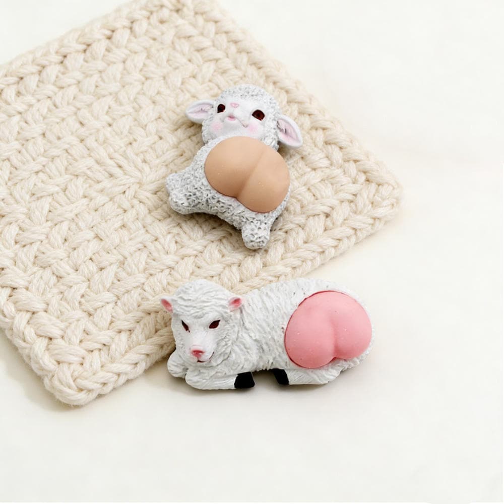 Creative Resin 3D Sheep Fridge Magnet Home Cute Animal Tourist Souvenirs Decompression Gift Customized Fridge Magnet — image 2