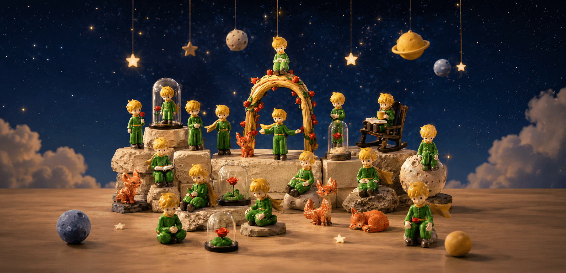 Prince Collection — storybook-inspired collectible resin figurines by Kelikuli