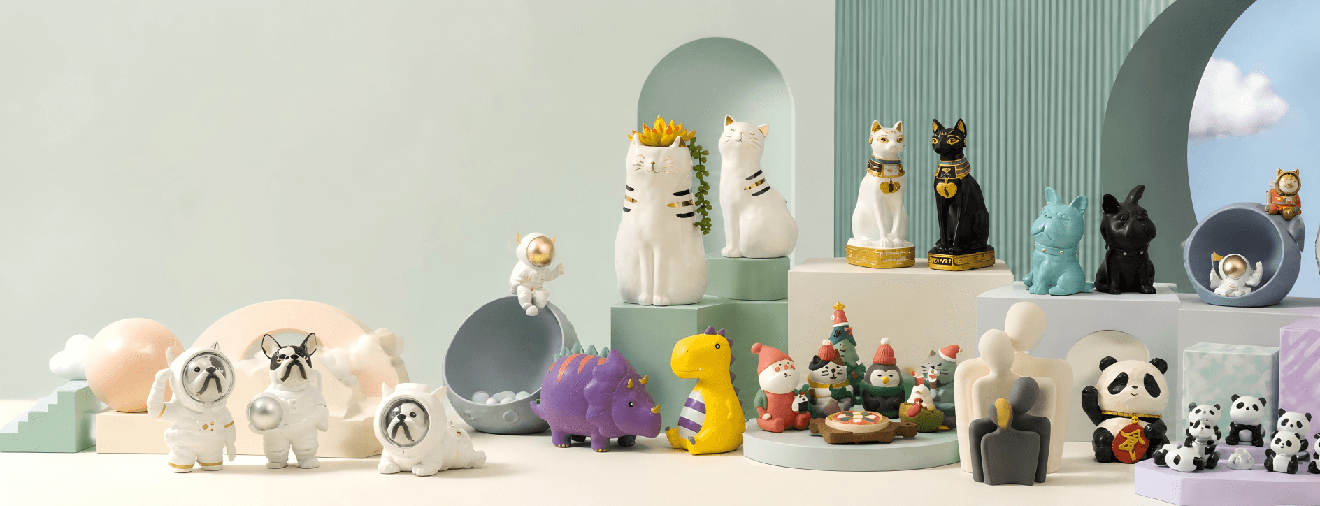 Kelikuli resin toy collections