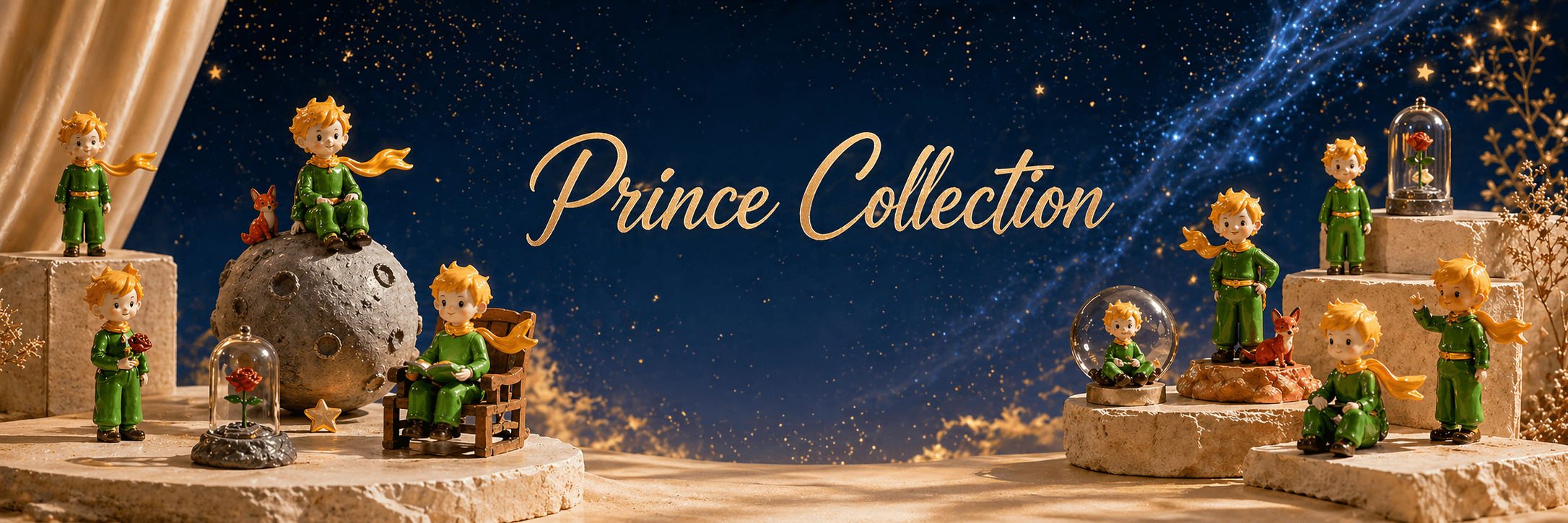 Prince Collection — storybook-inspired collectible resin figurines by Kelikuli