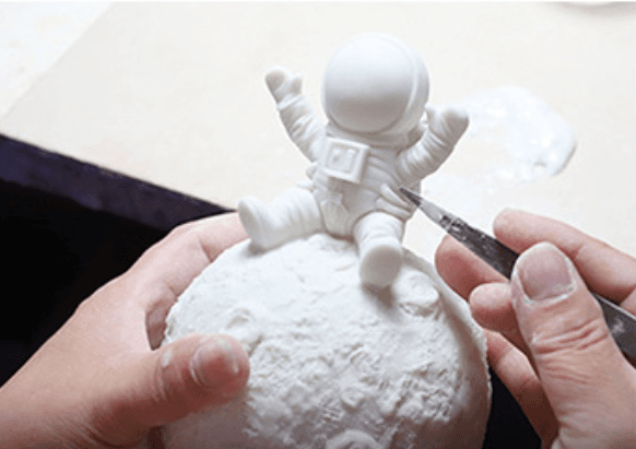 Handcrafted resin toy sculpting