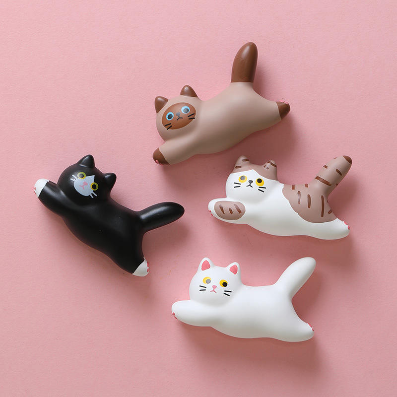 Hot Sale Resin Fridge Magnet 3D Cute Cartoon Custom Fridge Magnet Cat Fridge Magnet Customised